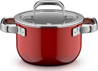 WMF Fusiontec Mineral Pro 0519535290 Kookpan 16 cm + deksel - Rood