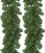 Bellatio decorations Dennenslinger - 2x - groen - 270 x 25 cm - PVC - dennen guirlande - 190 tips