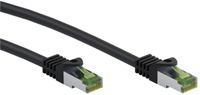 goobay 61100 - CAT 8.1 ruwe kabel - netwerkkabel - LAN-kabel - 40 Gbit high-speed patchkabel met S/FTP PiMF afscherming/zwart / 20 m