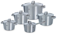 BK Conical+ Pannenset - 5-delig - RVS