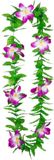 Boland Hawaii krans/slinger - Tropische kleuren mix groen/paars
