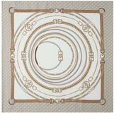 Guess Foulard Dames Sjaal 90x90 - Vierkant - Taupe