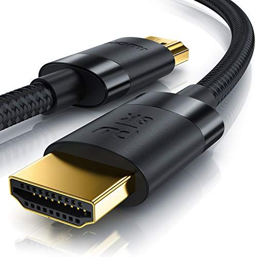 CSL HDMI Cable 2.1/2.0 - 3m - 8K/4K - Ultra High Speed - Black