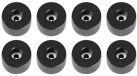 Adam Hall 4911M8AH Pied en caoutchouc Lot de 8 38x25mm pour équipement