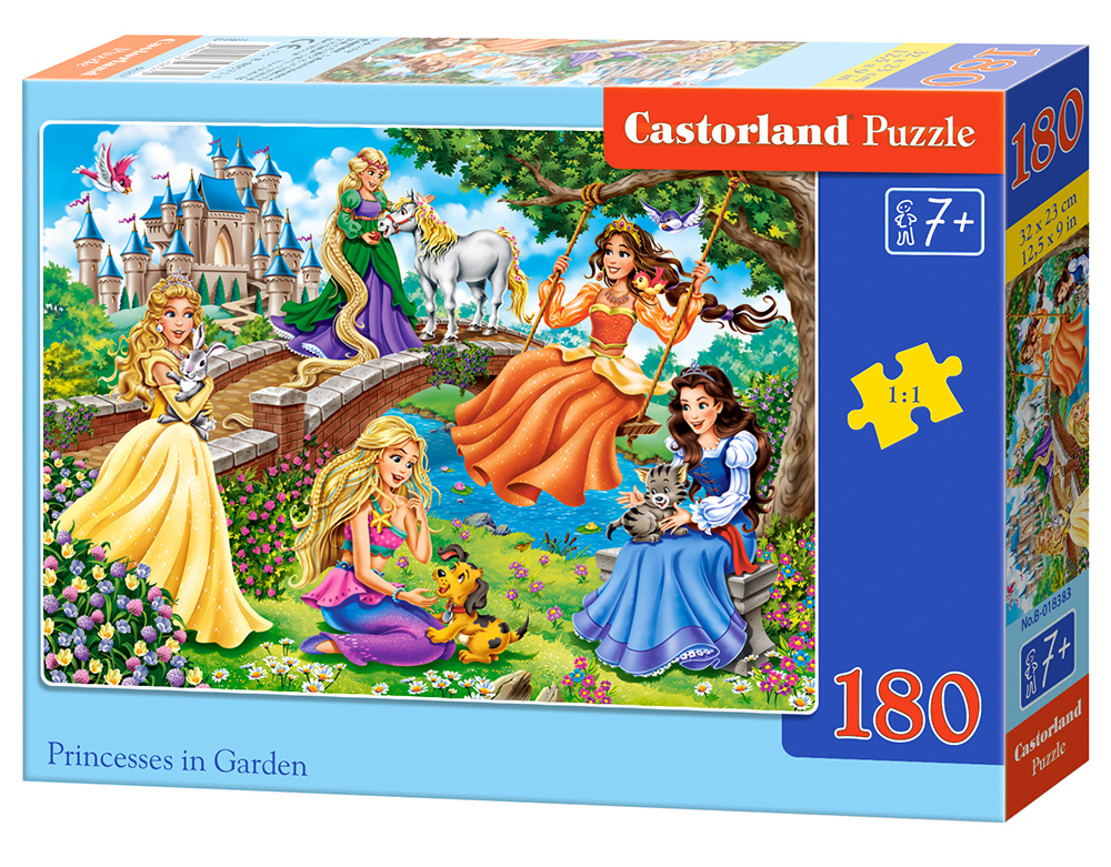 Castorland Princesses in Garden 180 stukjes