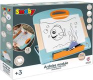 Smoby - Modulo Leisteen - Uitwisbare en magnetische leisteen - Educatief spel - Modulair en transporteerbaar - Viltstift en doek - Vanaf 3 jaar