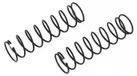 Associated 16 mm veren voor de achterste schokdempers, wit, 3,75 lb/in, L83, 9,75T, 1,5D, 2 stuks