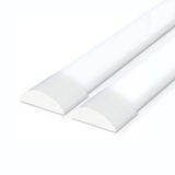 HOFTRONIC Set van 2 LED Batten 60cm 20W 2400 lumen 6400K daglicht wit IP20 geïntegreerde fitting flikkervrij onderbouwverlichting met Samsung SMD chips