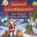 Bookmundo Calendrier de l'Avent Saxon : Livre de quiz avec questions et énigmes