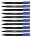 Q-Connect CD DVD BD Marker/Marker Pen Dikte: 0,6 mm/Blauw / 10 stuks