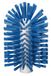 Vikan stijf tube reinigingsborstel, polyester, 3-7/8 inches x 6-1/2 inches OAL, blauw, 1