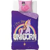 4KidsOnly Unicorn Academy dekbedovertrek
