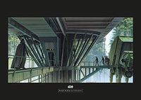 Star Komar Star Wars Classic RMQ Endor Dock - Grootte: 70 x 50 cm - Muurschildering, Posters, Kunstdruk (zonder lijst)