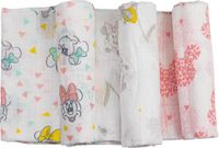Interbaby Disney Verzorgingsdoeken Minnie Mouse 80 Cm Katoen Wit 3 St