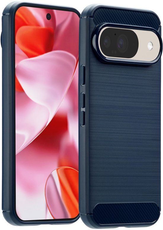 imoshion Hoesje - Geschikt voor Google Pixel 10 - Brushed Backcover - Donkerblauw
