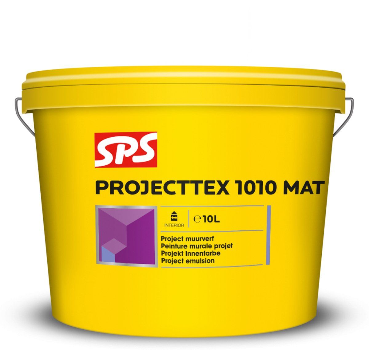 Sps Projecttex 1010 Mat Wit 10l - 8711429017280