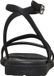 Crocs Miami Enkelband Sandalen Zwart Dames Maat 41/42 Platte Sandalen Synthetisch Kunststof Gesp Lente/Zomer 2026