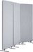 VEVOR Paravent 184cm 3 panneaux écran de confidentialité pour bureau gris clair