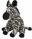 Wild Republic Knuffel Zebra Junior 30 Cm Pluche Zwart/wit