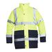Blackrock 80013 Oranje/marine High Visibility Two Tone Coat, EN20471, klasse 3, XXXXX-Large, Geel/marine, 1
