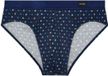 HOM Slip Bo marineprint Effen Katoen/Modal/Spandex L