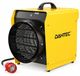 Chauffage à air chaud 9000W, IP24, avec thermostat, modèle autoportant