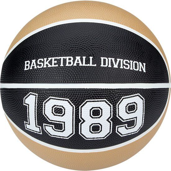 New Port Basketbal - Division - Goud/Zwart/Wit Maat 5 - Rubber