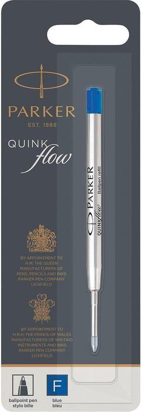 Parker balpenvullingen | Fijne punt | Blauw | 1 stuk
