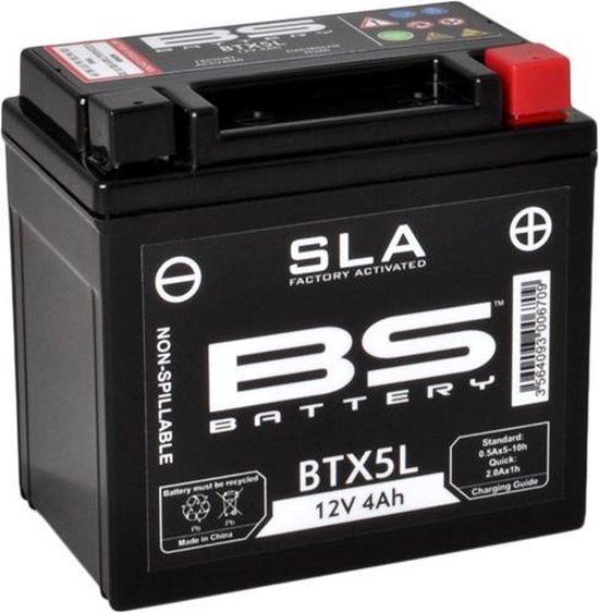 BS Battery BTX5L / YTX5L SLA Accu Geseald Af Fabriek