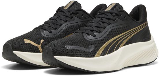 PUMA Pounce Lite Unisex Sportschoenen - PUMA Gold-PUMA Black - Maat 44.5