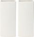 Excellent Houseware Waterverdamper radiator - 2x - ivoor wit - met relief - kunststeen - 18 cm - luchtbevochtiger