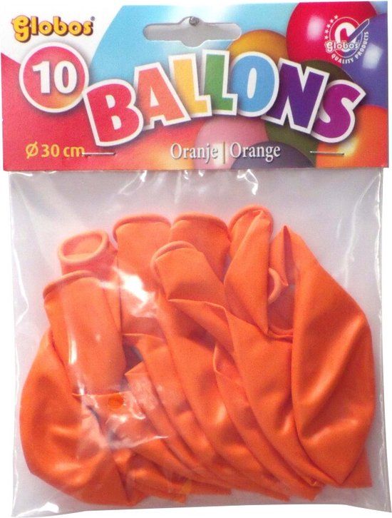 Top1Toys Globos Ballonnen 10 Stuks Oranje