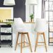 Silla SCANDINAVISCHE WITTE BARSTOEL