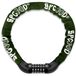 Olive green chain lock combination lock - bicycle chain lock - 830 mm - 7 mm