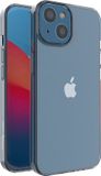 Ceezs Siliconen hoesje met camerabescherming geschikt voor Apple iPhone 14 - transparant