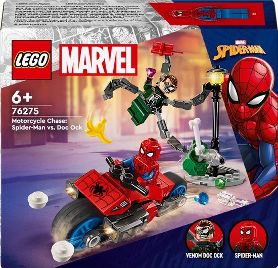 LEGO Marvel - Motorachtervolging: Spider-Man vs. Doc Ock 76275