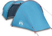 vidaXL Tunneltent 4-persoons waterdicht blauw