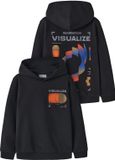 Name It Jongens sweater ZWART katoen Maat 134/140