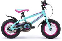 Bikestar kinderfiets Urban Jungle 12 inch turquoise paars