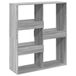 vidaXL Kamerscherm 100x33x115 cm bewerkt hout grijs sonoma eikenkleur