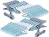 5five Pince à linge - 64x pièces - coloré - plastique - 8,5 cm - suspendre le linge