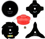 perfektGarten Fuxtec 4 messen en spoelen voor de Fuxtec FX-FSR152 / FX-MT152 / FX-PS152 grasmaaiers