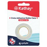 Kathay 86003600 dubbelzijdig plakband, 18 mm x 4 m, perfect voor knutselwerk