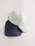 Next Heren Petten Set van 2 Blauw