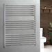 ECOSO by Hudson Reed Sèche-serviettes électrique plat chromé 120 cm x 100 cm avec élément simple câblé et cache câble Kent