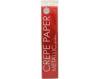Wefiesta Crêpepapier Metallic 150 X 50 Cm Rood