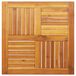 VidaXL Tafelblad Vierkant Massief Acaciahout 70x70x2 cm