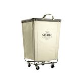 Seville Classics Rolmand, staallegering, natuurlijk wit, D x 46,4 cm B x 68,6 cm H
