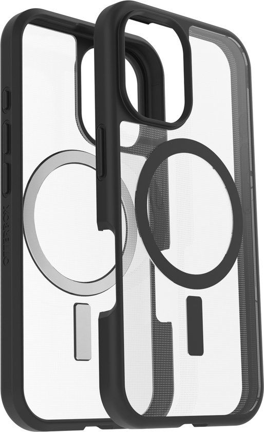 Otterbox React MagSafe Case for Apple iPhone 16 - Transparent/Black
