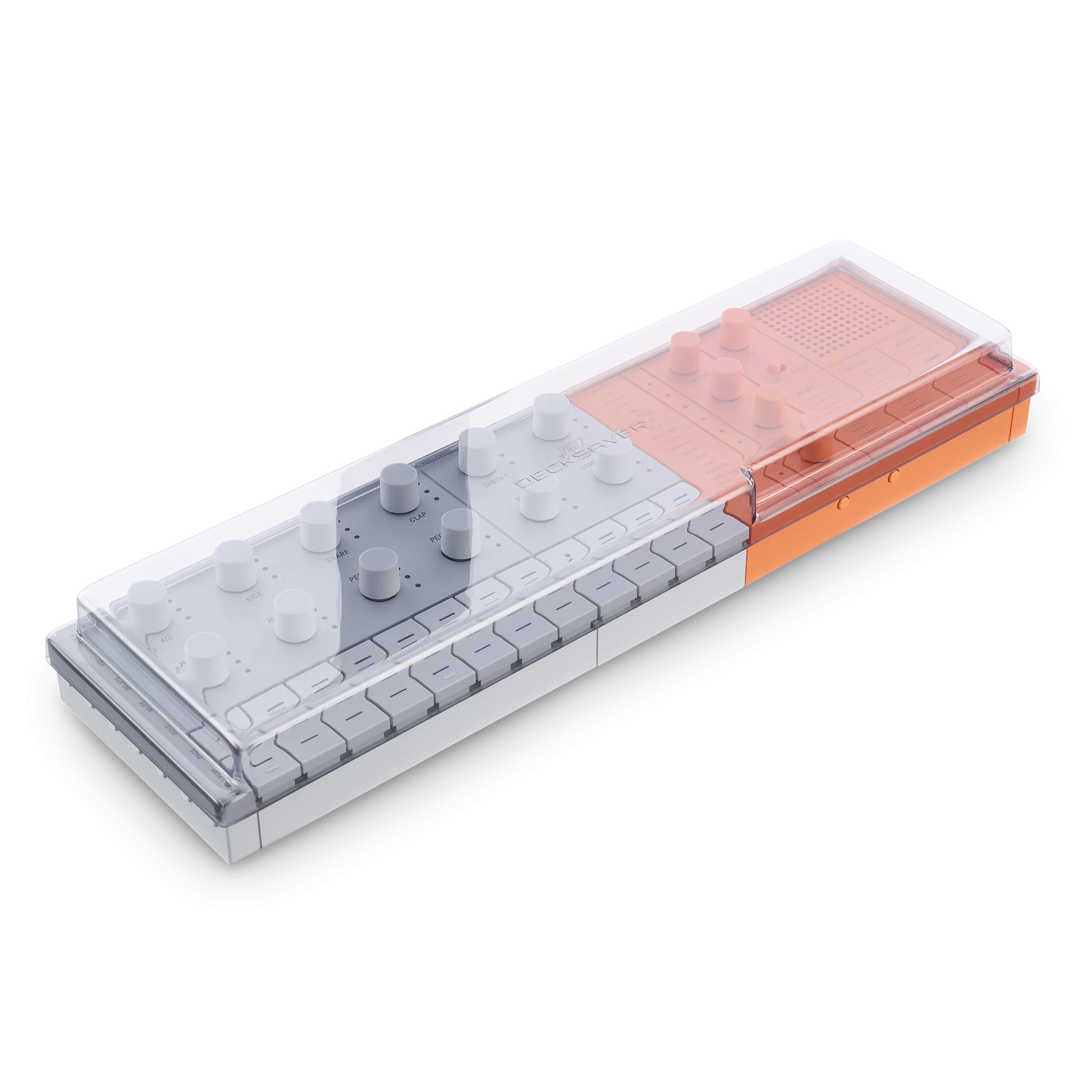 Decksaver Cover voor Yamaha SEQTRAK - Transparant - Polycarbonaat
